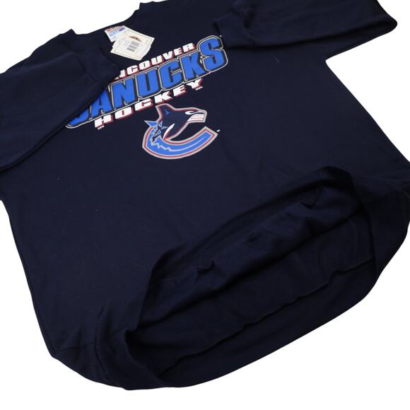Vintage 90s NWT Starter Vancouver Canucks Hockey Graphic Sweatshirt - Picture 10 of 10